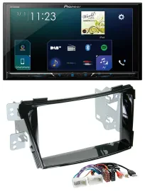 Pioneer MP3 Bluetooth USB 2DIN DAB Autoradio für Hyundai i40 ab 11 VF Klavierlac