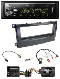 Pioneer Bluetooth USB DAB Lenkrad Autoradio für Ford Focus C-Max Galaxy ab 07 sc