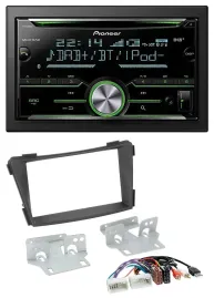Pioneer Bluetooth MP3 DAB 2DIN USB CD Autoradio für Hyundai i40 ab 2011 VF schwa