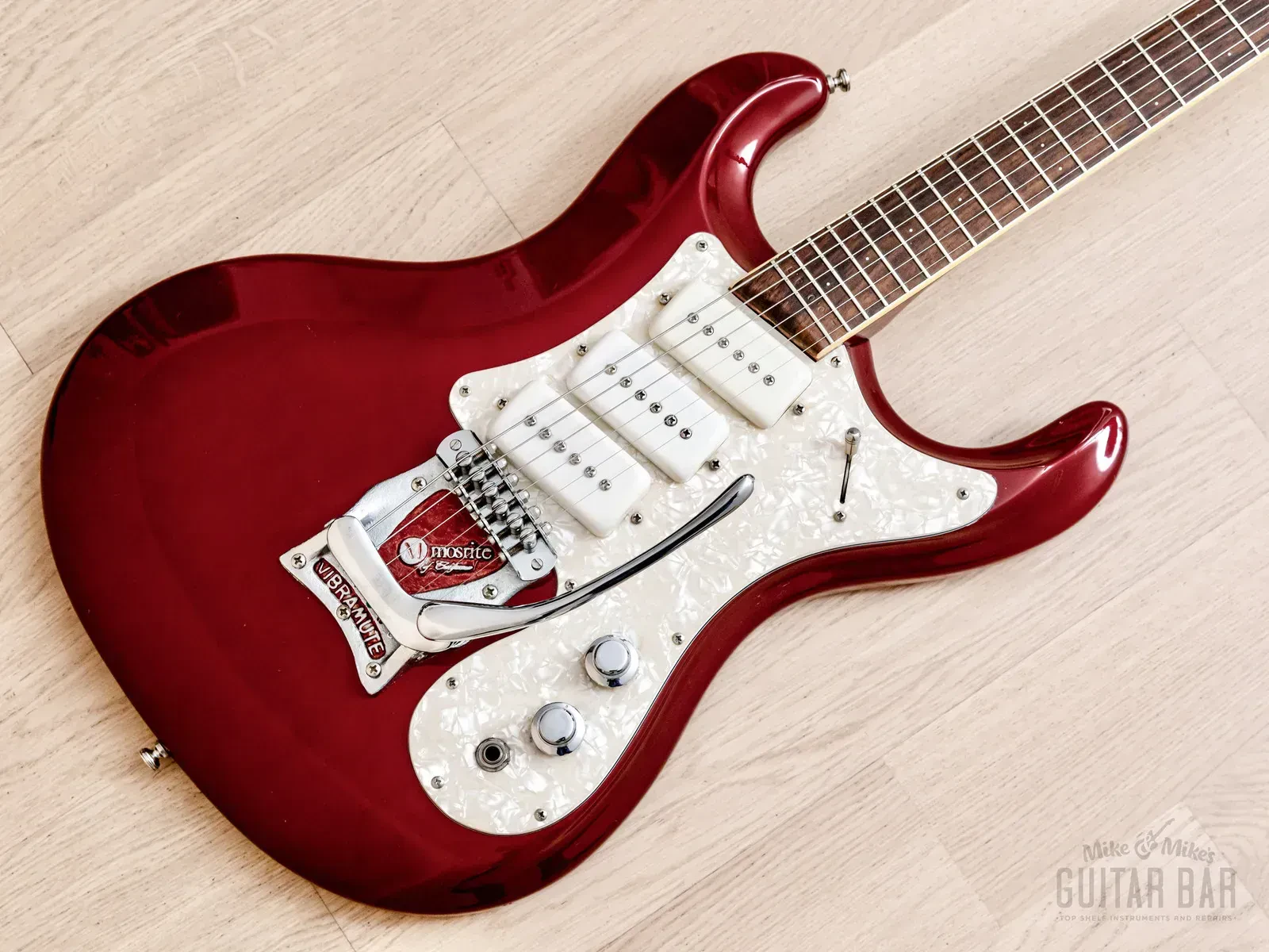 Б/У Электрогитара Mosrite Eurorite в стиле Ventures, 3 звукоснимателя, не серийная