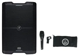 Mackie SRM210 V-Class 10” 2000w Powered Active PA DJ Speaker w/Bluetooth+AKG Mic