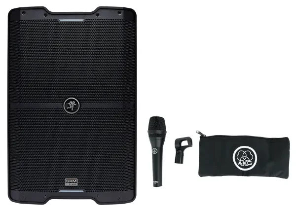 Mackie SRM210 V-Class 10” 2000w Powered Active PA DJ Speaker w/Bluetooth+AKG Mic