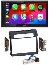 JVC Bluetooth USB MP3 2DIN DAB Autoradio für Kia Soul AM Facelift 11-14