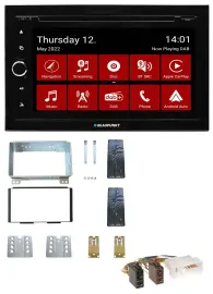 Автомагнитола Blaupunkt 2DIN, MP3/DVD, Bluetooth, DAB, USB для Kia Carnival II VQ (2006–2011)