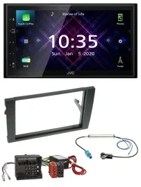 JVC DAB 2DIN MP3 Bluetooth USB Autoradio für Audi A4 B7 04-08 Aktivsystem MOST Q