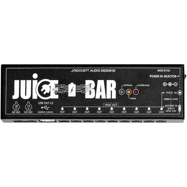 Rockett Pedals Juice Bar and Cable Bundle