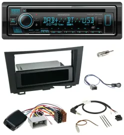 Kenwood Lenkrad Bluetooth DAB USB CD Autoradio für Honda CRV (2006-2012)
