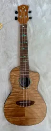 Luna Guitars Luna Model UKE HTC EXM Exotic Mahogany High Tide Concert Ukulele w/Bag - NEW