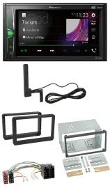 Pioneer MP3 DAB AUX 2DIN Bluetooth Autoradio für Alfa Romeo 159 Spider Brera ab