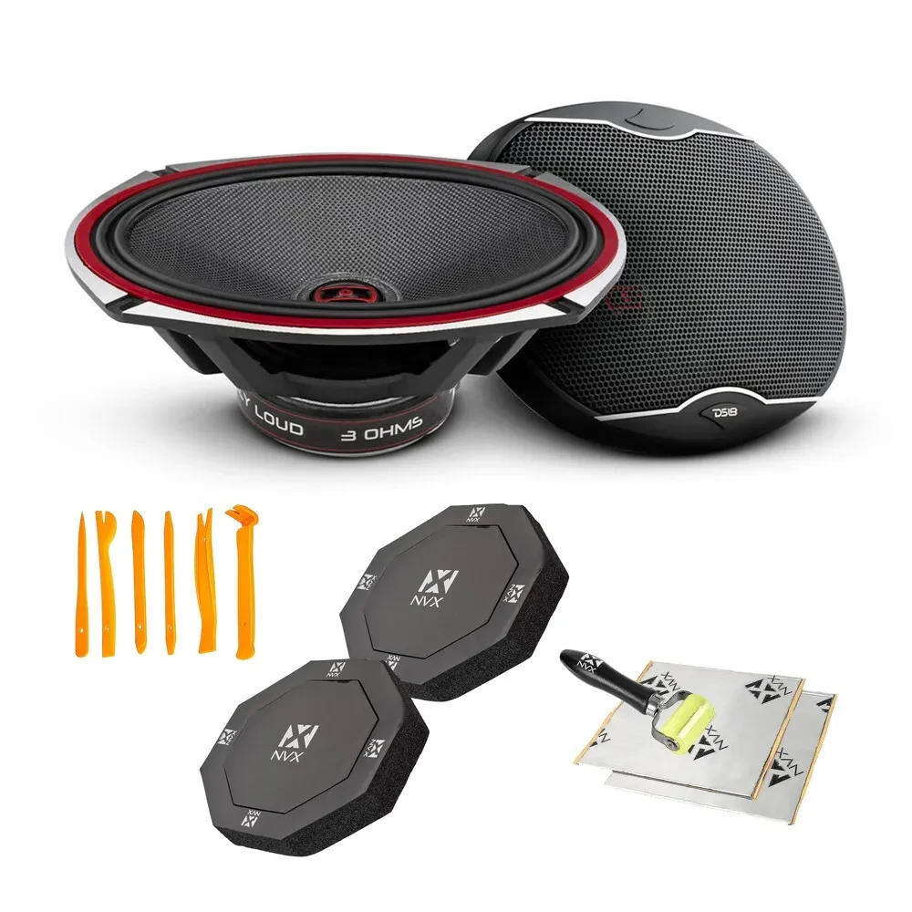 DS18 EXL-SQ6.9 | EXL Series 6x9” 320W RMS Coaxial Speakers