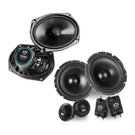 NVX NSP65KIT | 200W 6.5" Component Speakers + 6x9" Speakers | Car Audio