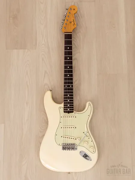 Электрогитара Fender American Vintage Hot Rod 1962 Stratocaster SSS Olympic White w/case USA 2007