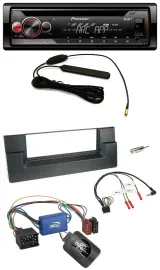 Pioneer CD USB Lenkrad DAB MP3 Autoradio für BMW 5er E39 1996-2004 Aktivsystem