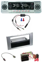 Dietz DAB USB MP3 Bluetooth Autoradio für Ford Kuga Fusion Transit 05-12 silber
