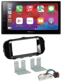 Pioneer DAB USB MP3 Bluetooth 2DIN Autoradio für Kia Soul PS ab 14 piano-schwarz