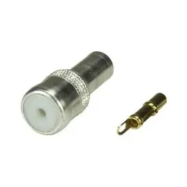 Antennenstecker ISO (50 Ohm, F) - Crimp Version für RG58