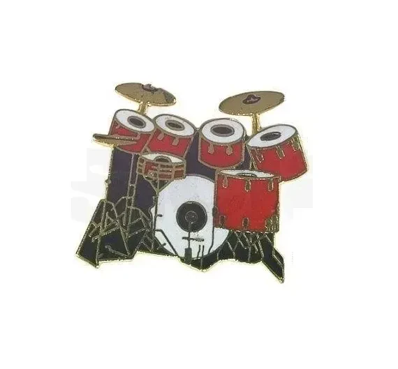 Брошь Gewa 979.060 Drums Red