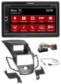 Blaupunkt Bluetooth DAB 2DIN USB DVD MP3 Autoradio für Ford Fiesta 10-17 Display