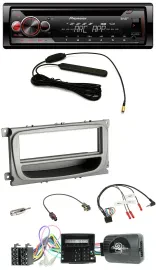 Pioneer CD USB Lenkrad DAB MP3 Autoradio für Ford Focus Galaxy C-Max Can ab 2007