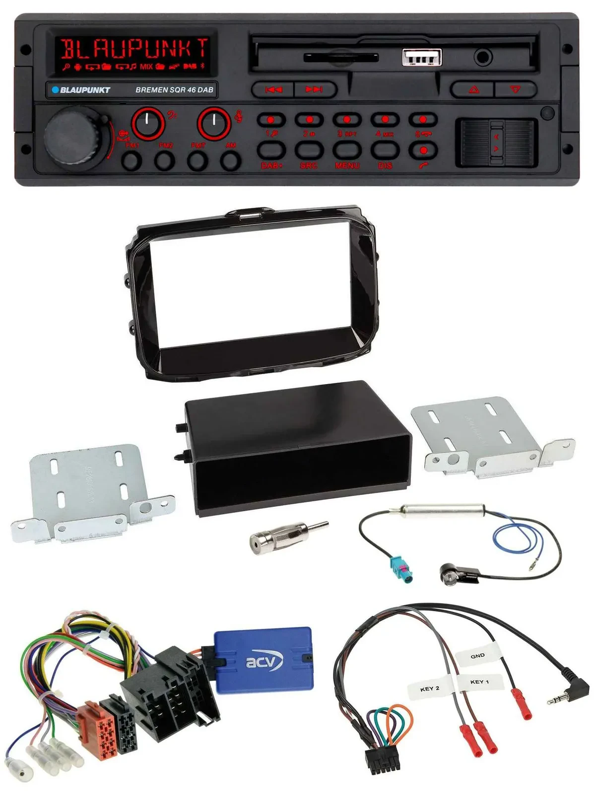 Blaupunkt SD Lenkrad USB Bluetooth DAB Autoradio für Alfa Romeo Giulietta 13-21