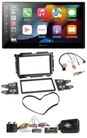 Автомагнитола для Honda HR-V (RU, с 2015) Pioneer 2DIN, DAB, Bluetooth, USB, черная