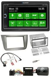 Blaupunkt Bluetooth 2DIN Lenkrad DAB USB TMC Navigation für Seat Toledo Altea si