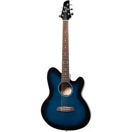 Электроакустическая гитара Ibanez Talman TCY10 Transparent Blue Sunburst