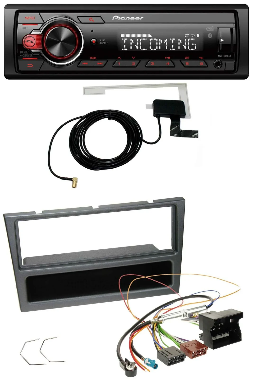Pioneer MP3 AUX CD DAB USB Autoradio für Opel Corsa C Meriva Vectra C Signum ab