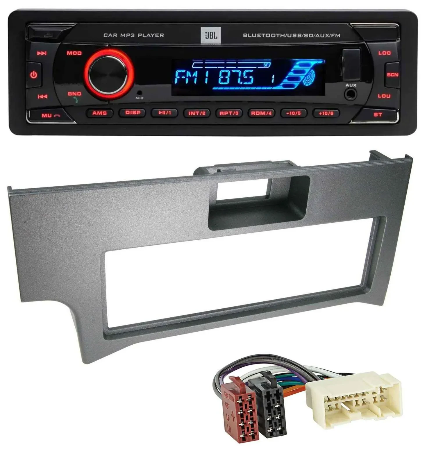 JBL AUX MP3 USB Bluetooth SD Autoradio für Nissan Primera P11-144 Facelift 1999-