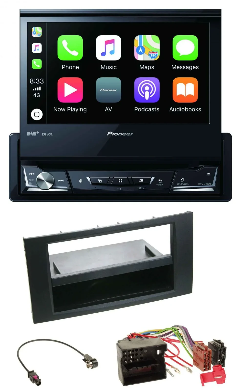 Pioneer DVD Bluetooth DAB USB MP3 Autoradio für Ford Focus C-Max S-Max Galaxy 03