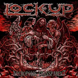 Виниловая пластинка Lock Up - Necropolis Transparent - Red Vinyl [New Vinyl LP] Colored Vinyl, Red,