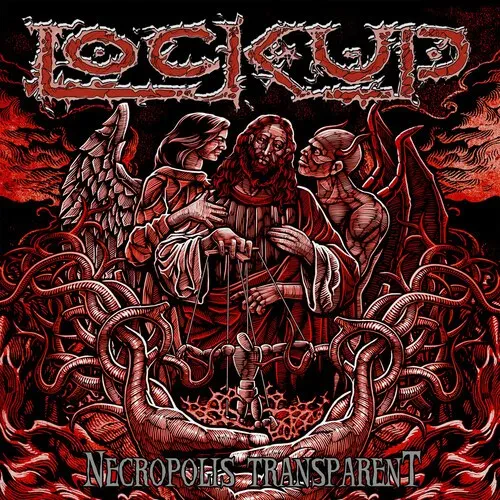 Виниловая пластинка Lock Up - Necropolis Transparent - Red Vinyl [New Vinyl LP] Colored Vinyl, Red,