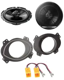 Pioneer 3-Wege 300Watt 16,5cm Lautsprecher für Isuzu D-Max bis 12 Fronttür Auto