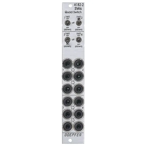 Модульный студийный синтезатор Doepfer A-182-2 Quad Switches - Modular Synthesizer