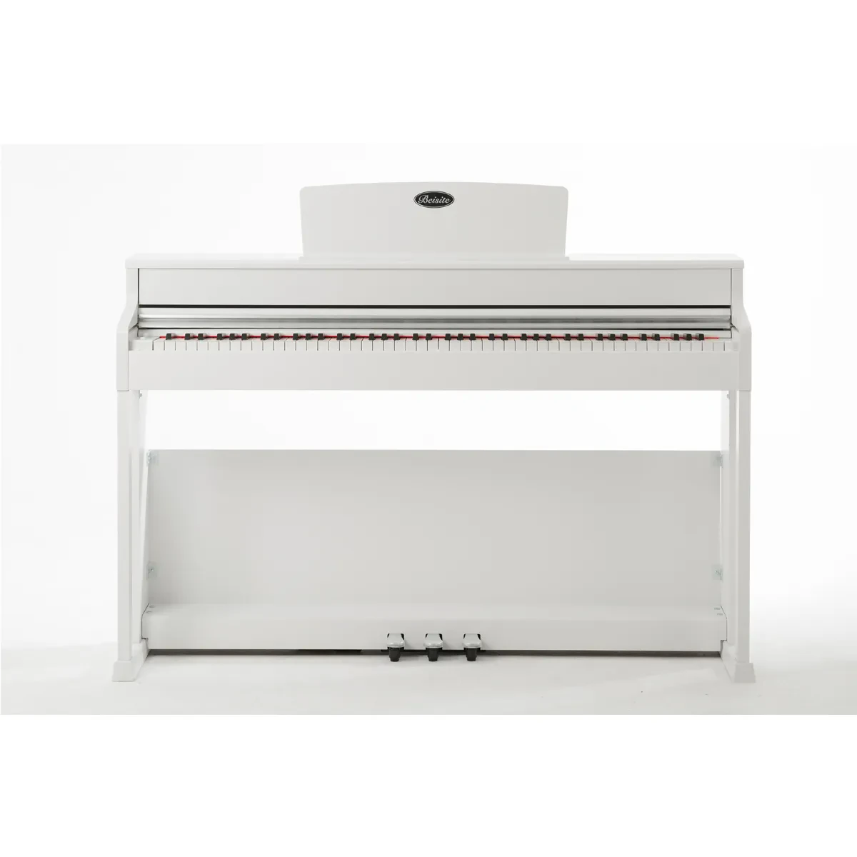 Цифровое пианино классическое Beisite B-808 Pro WH 88 клавиш, полифония 256 нот, цвет белый