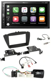 Pioneer USB Lenkrad DAB 2DIN Bluetooth Autoradio für Hyundai ix35 ab 2013 ohne S