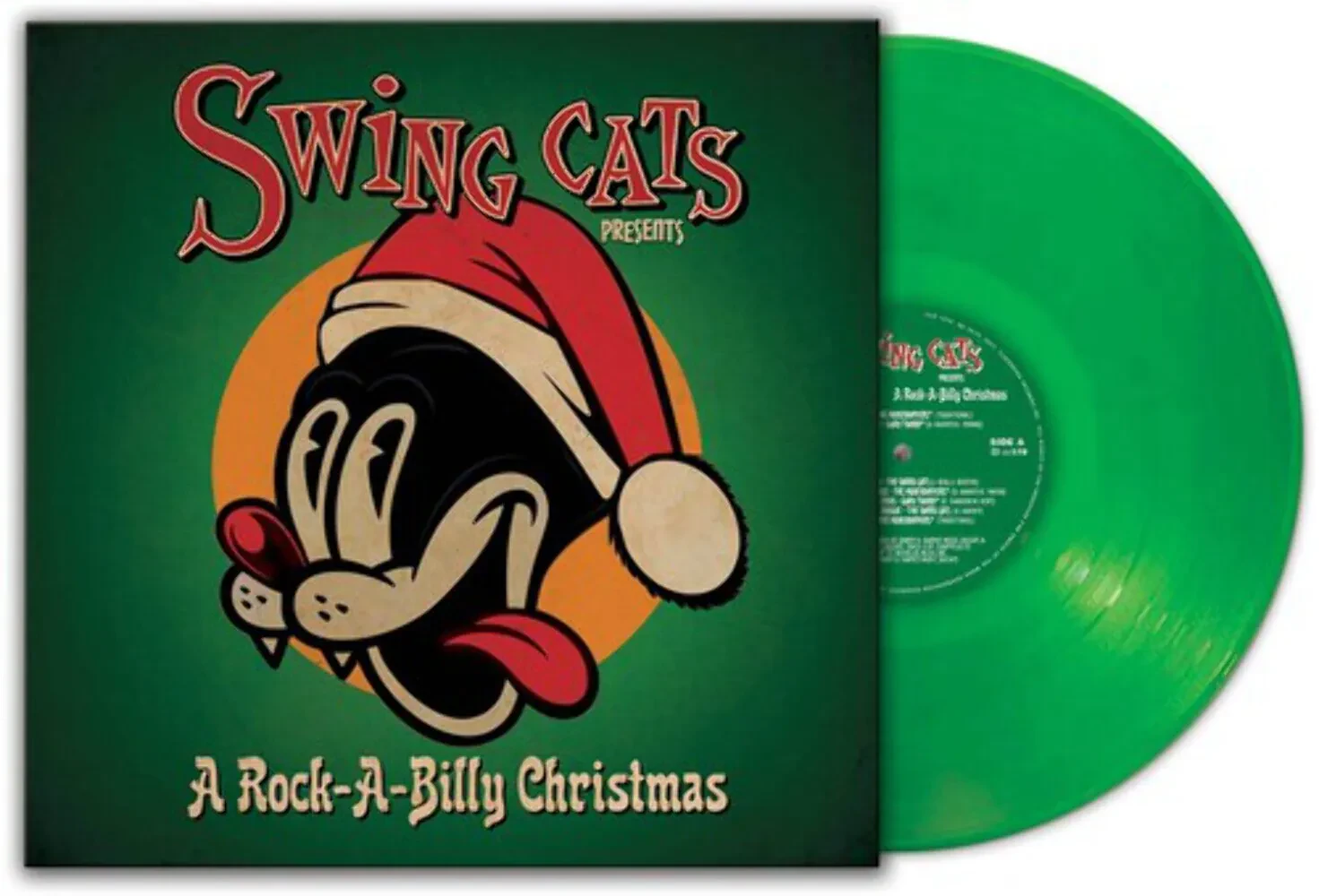 Виниловая пластинка Swing Cats – Rock-a-billy Christmas (Green Vinyl) (Релиз 2022)