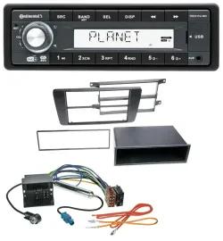 Continental MP3 AUX USB DAB 1DIN Autoradio für Skoda Octavia II 2004-2013 Yeti a