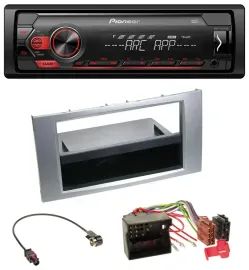 Автомагнитола Pioneer 1 DIN DAB MP3 AUX USB для Ford Galaxy, Focus, C-Max, S-Max 2003–2007