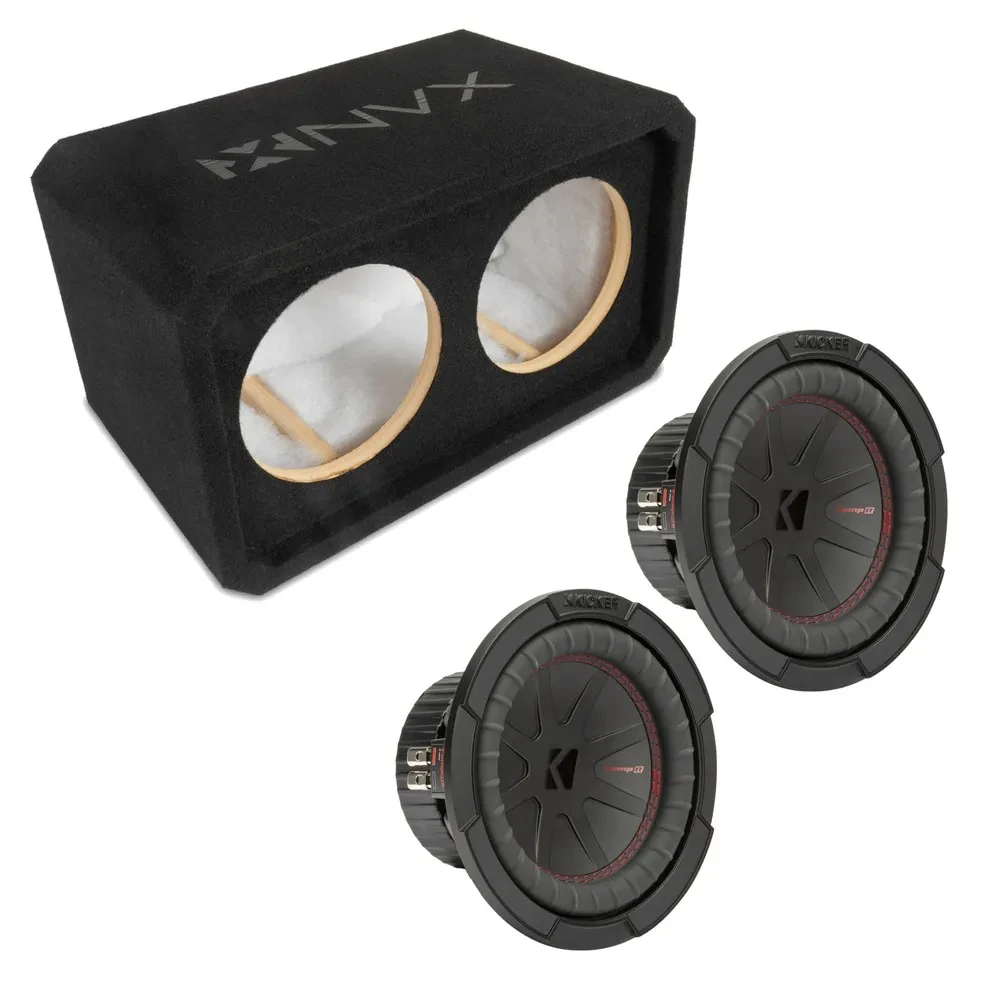 Сабвуфер пассивный NVX NE82S 2x8" закрытый, МДФ 3/4" с CompR Subwoofer