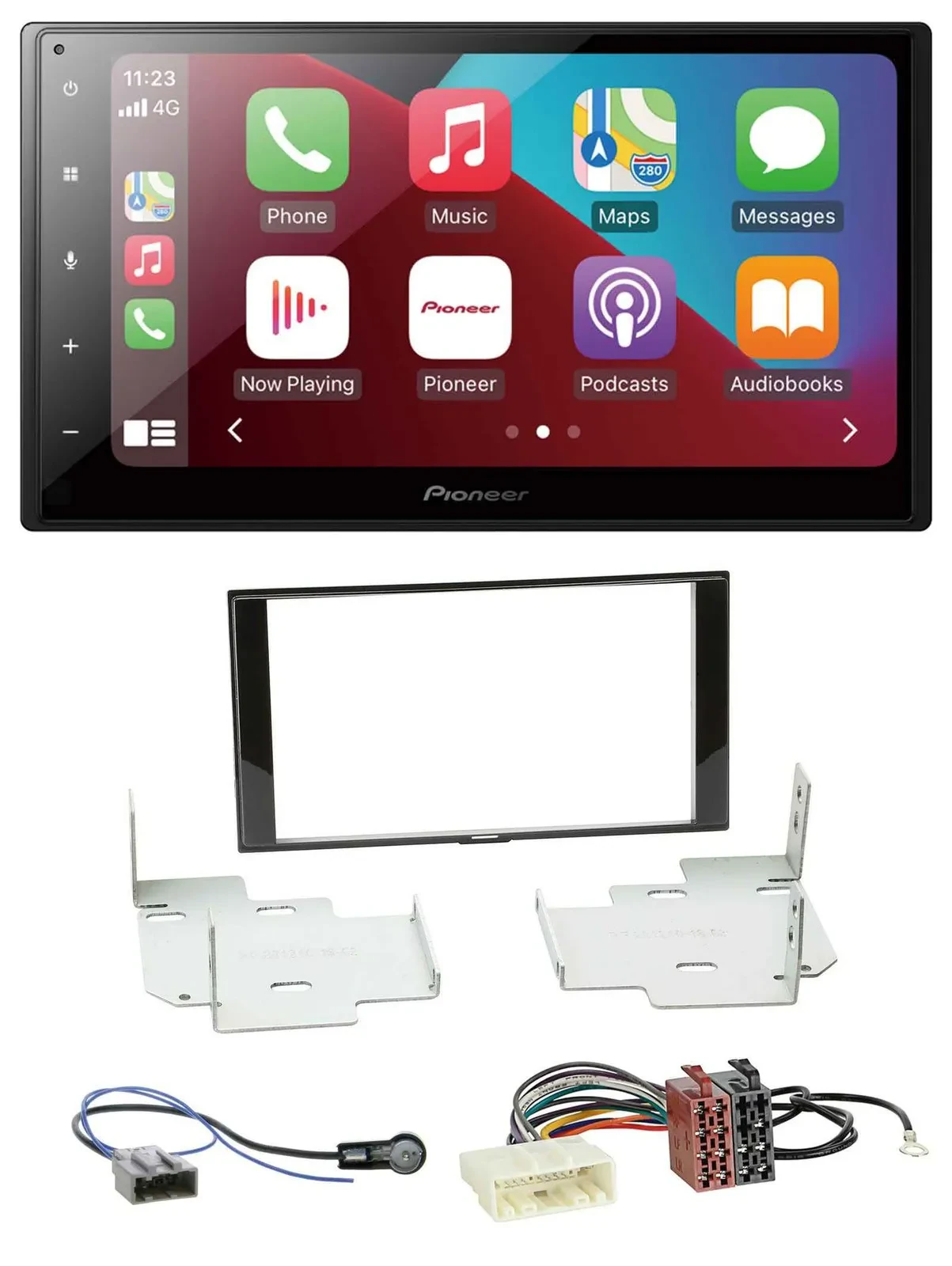 Pioneer USB MP3 DAB 2DIN Bluetooth Autoradio für Nissan Micra Note ab 2013
