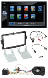 Blaupunkt SD USB TMC Bluetooth 2DIN Lenkrad Navigation für Dacia ab 2012 piano s