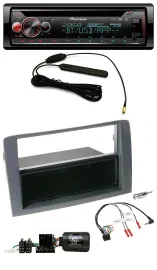 Pioneer USB DAB Lenkrad Bluetooth CD Autoradio für Fiat Idea 2006-2011 grau