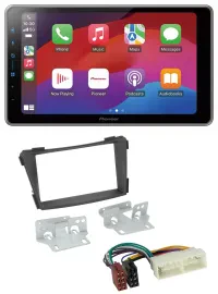 Pioneer MP3 USB DAB Bluetooth 2DIN Autoradio für Hyundai i40 Typ VF ab 2016 schw