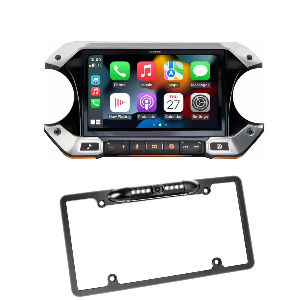 Автомагнитола для Jeep Wrangler/Gladiator (2018–2024) Alpine i509-WRA-JL 9" с камерой номерного знака