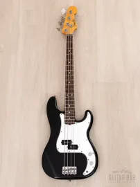 Бас-гитара Fender JV Precision Bass 1962 Vintage Reissue PB62-75 P Black w/case Japan 1982