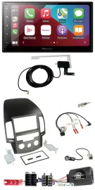 Автомагнитола Pioneer 2DIN USB, Bluetooth, DAB для Hyundai i30 (с 2009), поддержка кнопок на руле