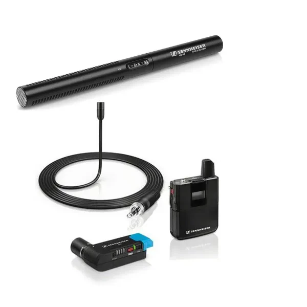 Sennheiser AVX-MKE2 Camera Mountable Lavalier Pro Wireless Set, Includes Bodypac