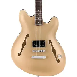 Электрогитара полуакустическая Fender Tom DeLonge Starcaster Electric Guitar Satin Shoreline Gold