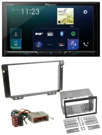 Автомагнитола для Land Rover Freelander 2004–2006 Pioneer 2DIN, MP3, Bluetooth, USB, DAB